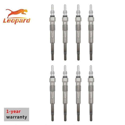 Leopard Glow Plug 8pcs For AUDI SEAT SKODA Octavia VW Caddy 1.4-2L 2003 12639701