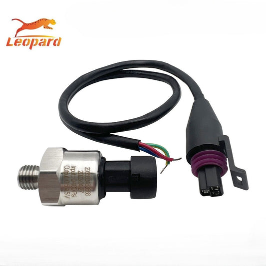 Stainless 100PSI Fuel Oil AIR Pressure Sensor Sender Connector pigtail 1/8" NPT