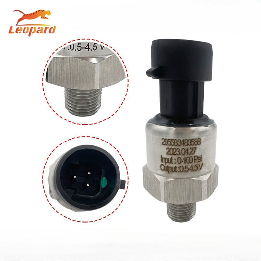 Stainless Steel Pressure Sensor 0 - 100Psi 1/8 NPT Oil Fuel MAPE